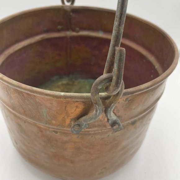 Antique Copper Cauldron Turkey - Picture 3 of 8